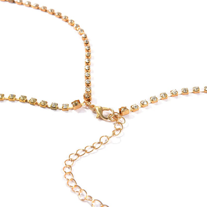 Sexy Chest Chain Rhinestones SL2 – Sparkling Y2K European