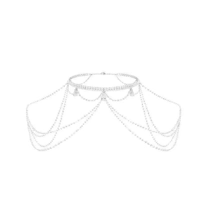 Minimalist Sequin Chest Chain – Light Luxury Body Jewelry